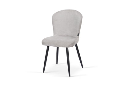Chaise en tissu anti tache, 49x58xH85,5CM - MIKA