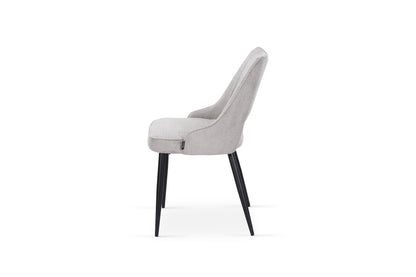 Chaise en tissu anti tache, 50x59xH84CM - MILA