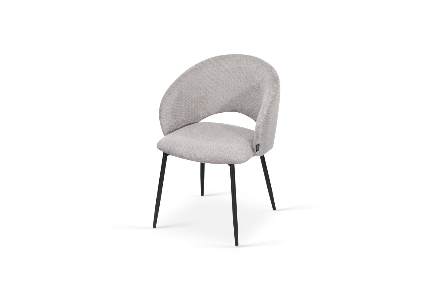 Chaise en tissu anti tache, 58x62xH80,5CM - ELIOR
