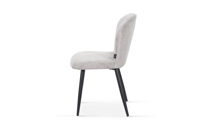 Chaise en tissu anti tache, 49x58xH85,5CM - MIKA