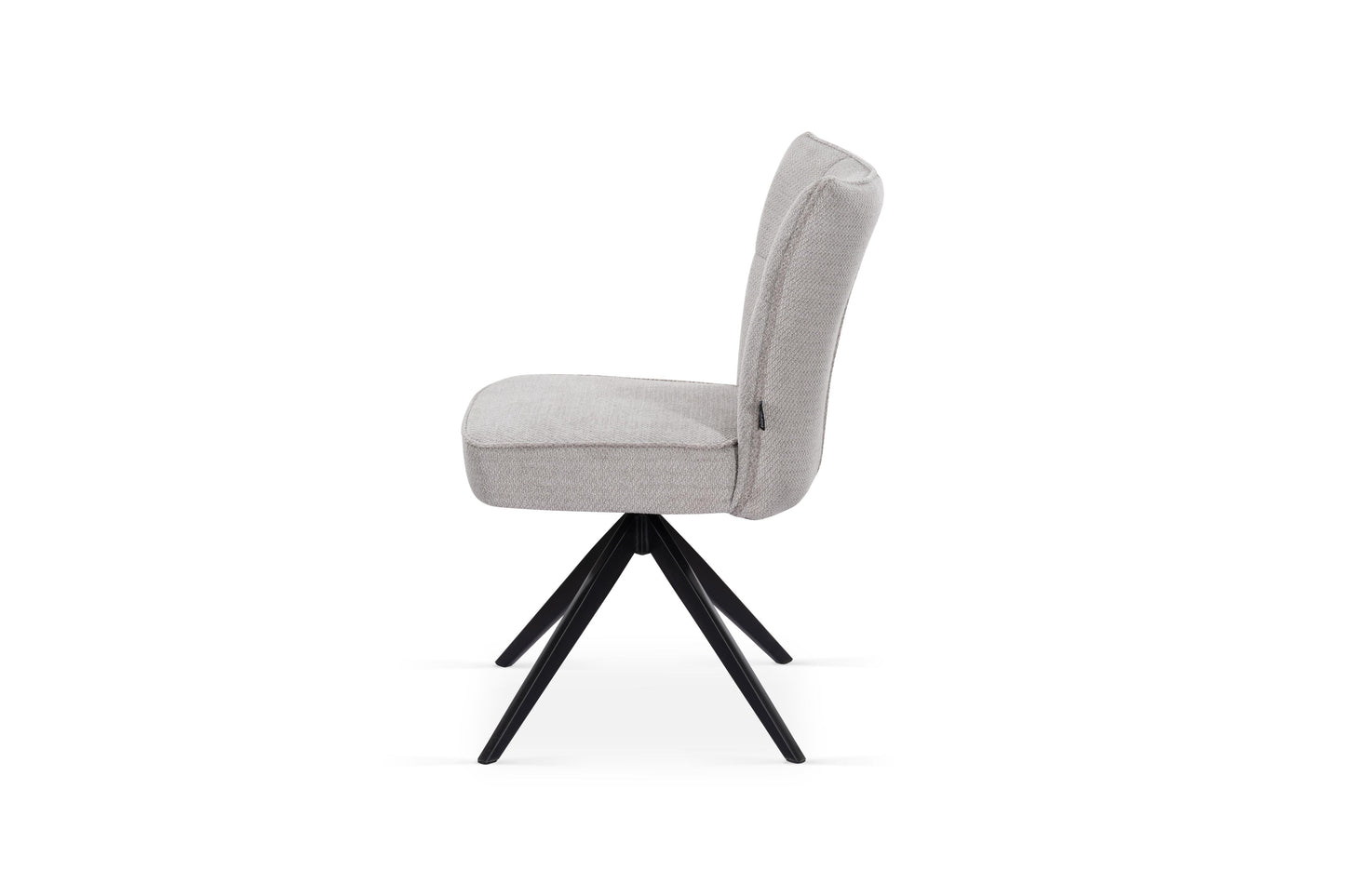 Chaise en tissu anti tache, 53,5x61xH86CM - GINO