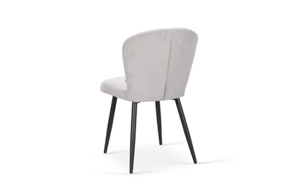 Chaise en tissu anti tache, 49x58xH85,5CM - MIKA