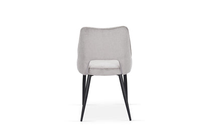 Chaise en tissu anti tache, 50x59xH84CM - MILA