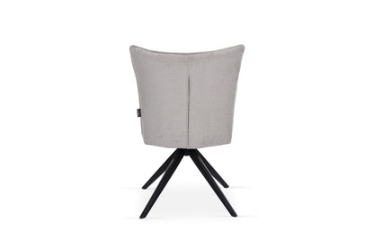 Chaise en tissu anti tache, 53,5x61xH86CM - GINO
