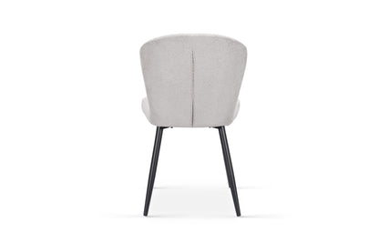 Chaise en tissu anti tache, 49x58xH85,5CM - MIKA