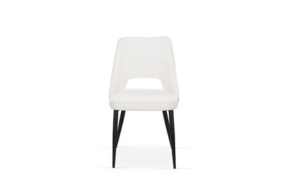 Chaise en tissu anti tache, 50x59xH84CM - MILA