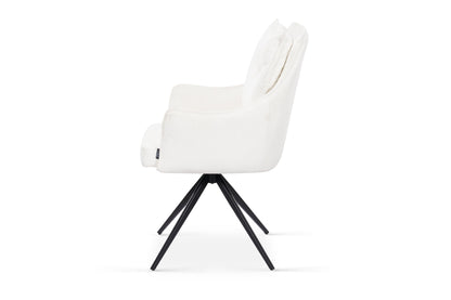 Chaise en tissu anti tache, 61x65xH92CM - LIOR