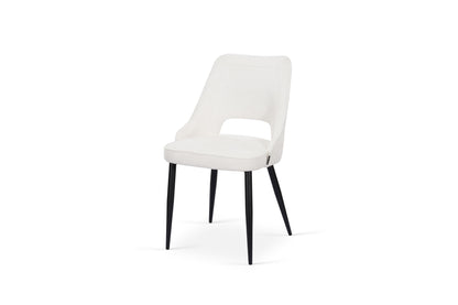 Chaise en tissu anti tache, 50x59xH84CM - MILA