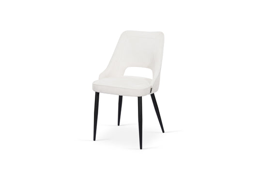 Chaise en tissu anti tache, 50x59xH84CM - MILA