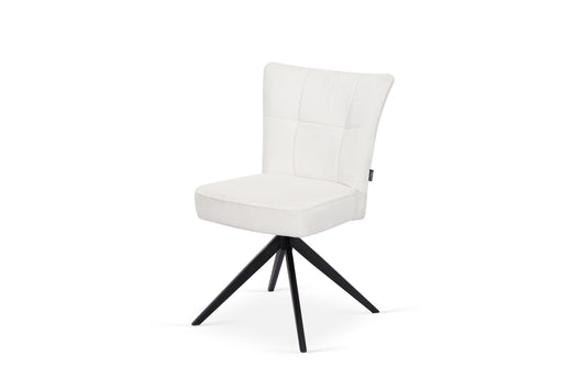 Chaise en tissu anti tache, 53,5x61xH86CM - GINO