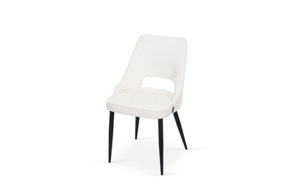 Chaise en tissu anti tache, 50x59xH84CM - MILA