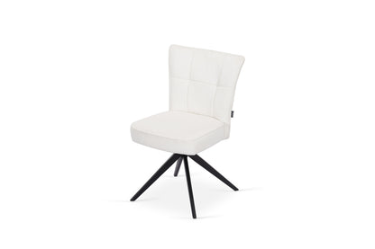 Chaise en tissu anti tache, 53,5x61xH86CM - GINO