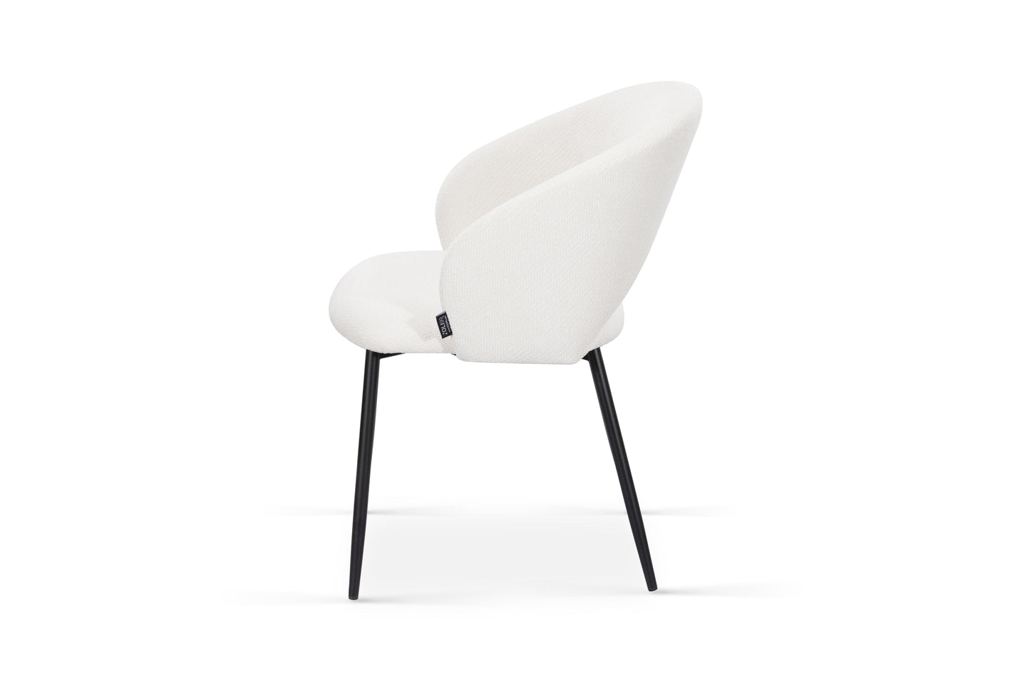 Chaise en tissu anti tache, 58x62xH80,5CM - ELIOR