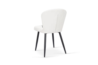 Chaise en tissu anti tache, 49x58xH85,5CM - MIKA
