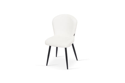 Chaise en tissu anti tache, 49x58xH85,5CM - MIKA