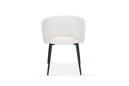 Chaise en tissu anti tache, 58x62xH80,5CM - ELIOR