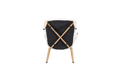 Chaise en tissu anti tache, 51x52xH81CM - SOPHIA
