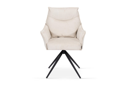 Chaise en tissu anti tache, 61x65xH92CM - LIOR