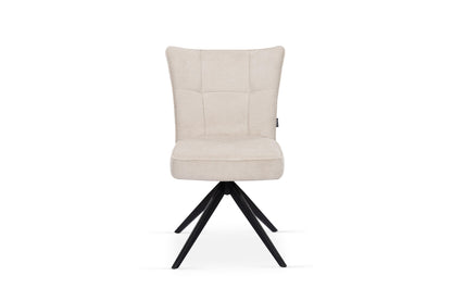 Chaise en tissu anti tache, 53,5x61xH86CM - GINO