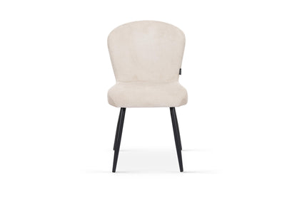 Chaise en tissu anti tache, 49x58xH85,5CM - MIKA