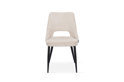 Chaise en tissu anti tache, 50x59xH84CM - MILA