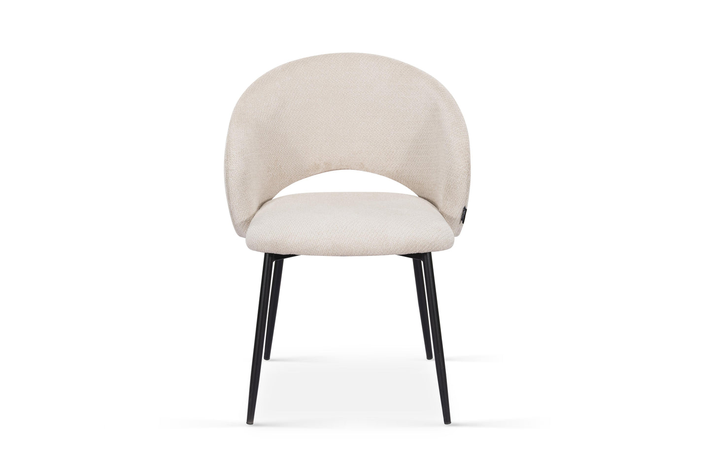 Chaise en tissu anti tache, 58x62xH80,5CM - ELIOR