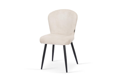Chaise en tissu anti tache, 49x58xH85,5CM - MIKA
