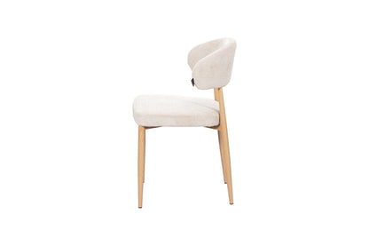 Chaise en tissu anti tache, 51x52xH81CM - SOPHIA