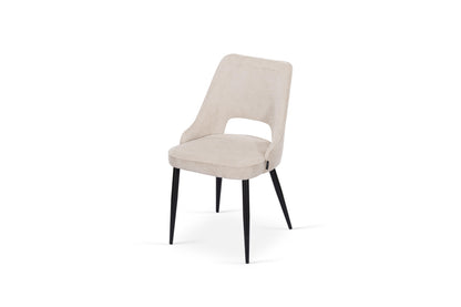 Chaise en tissu anti tache, 50x59xH84CM - MILA