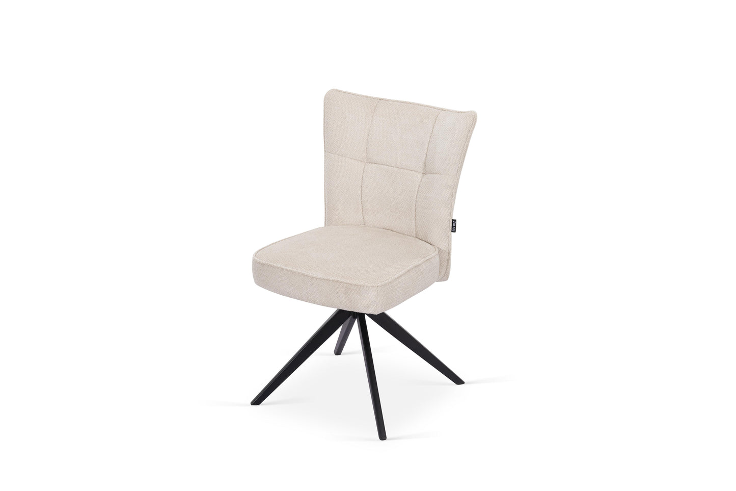 Chaise en tissu anti tache, 53,5x61xH86CM - GINO
