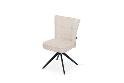 Chaise en tissu anti tache, 53,5x61xH86CM - GINO