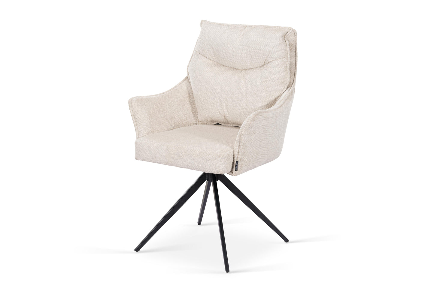 Chaise en tissu anti tache, 61x65xH92CM - LIOR
