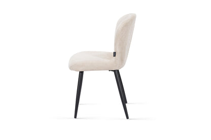 Chaise en tissu anti tache, 49x58xH85,5CM - MIKA