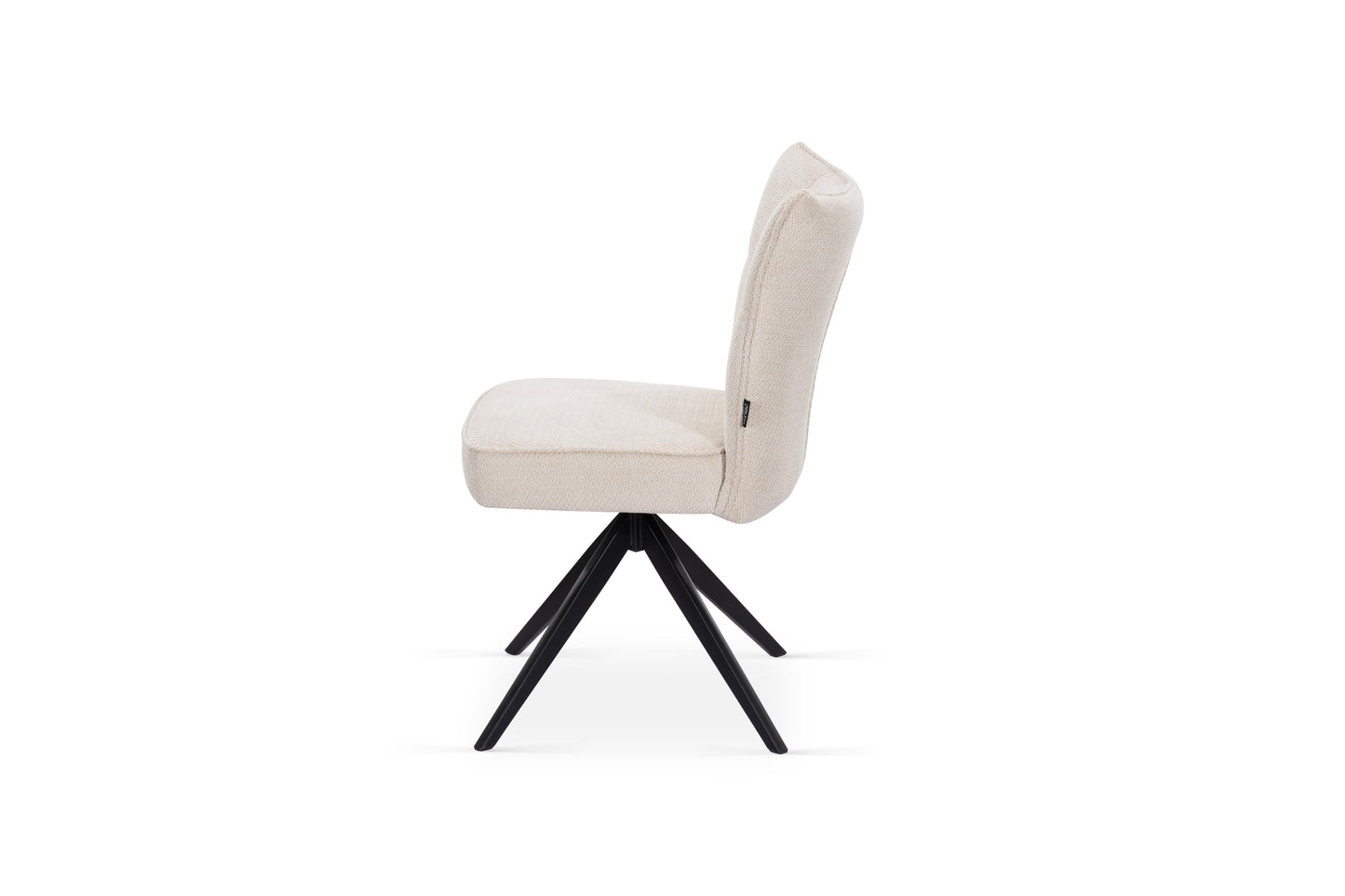 Chaise en tissu anti tache, 53,5x61xH86CM - GINO
