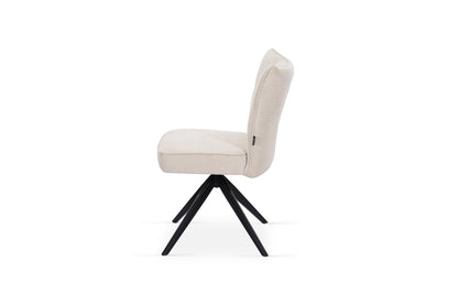 Chaise en tissu anti tache, 53,5x61xH86CM - GINO