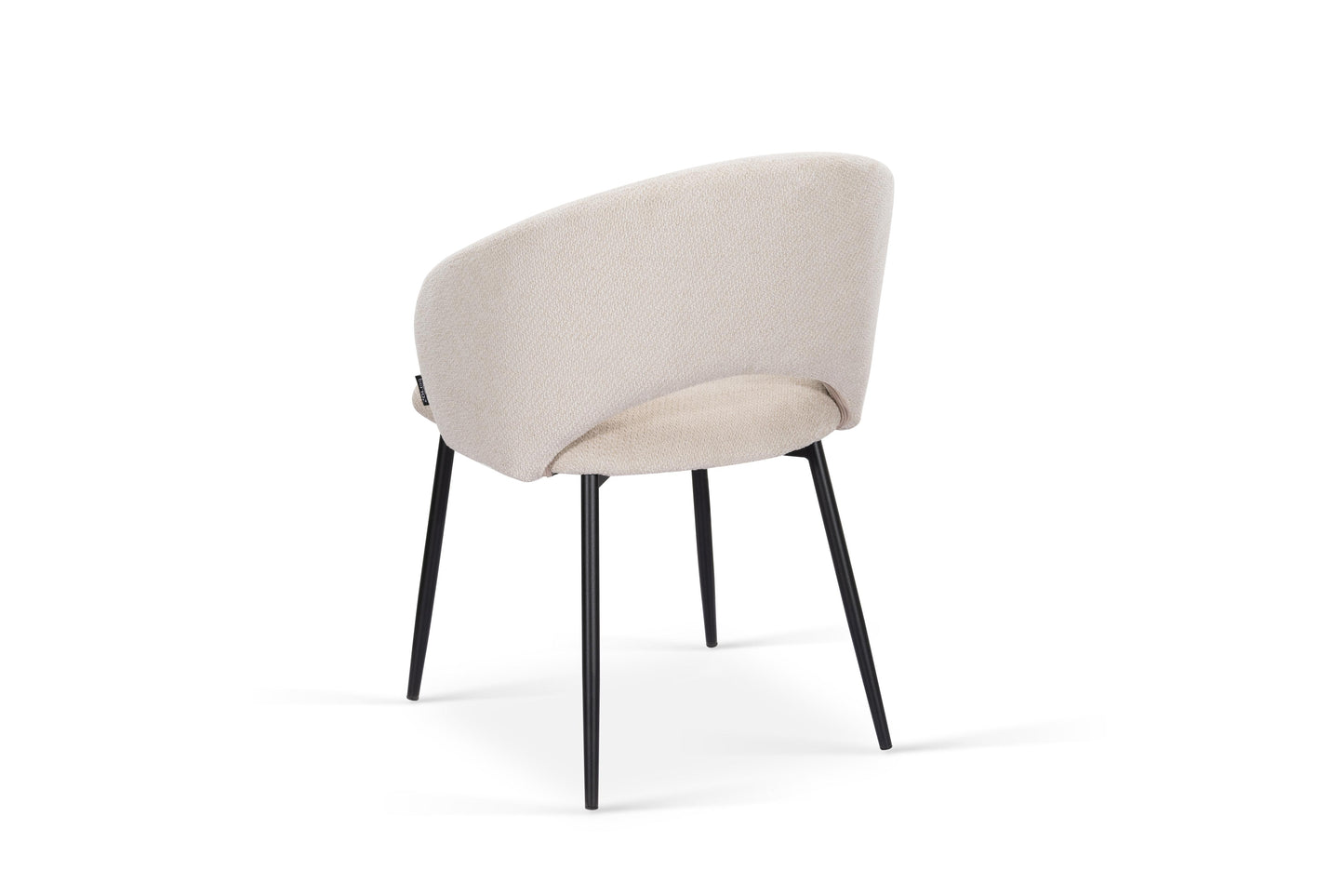 Chaise en tissu anti tache, 58x62xH80,5CM - ELIOR