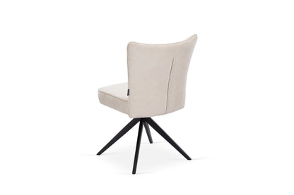 Chaise en tissu anti tache, 53,5x61xH86CM - GINO