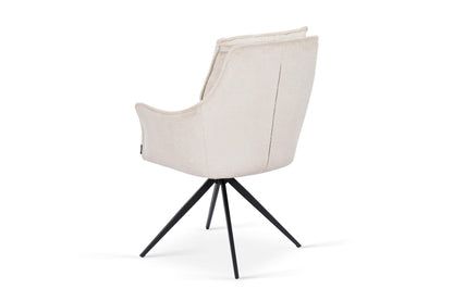 Chaise en tissu anti tache, 61x65xH92CM - LIOR