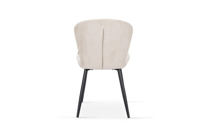 Chaise en tissu anti tache, 49x58xH85,5CM - MIKA