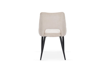 Chaise en tissu anti tache, 50x59xH84CM - MILA