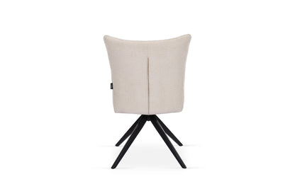 Chaise en tissu anti tache, 53,5x61xH86CM - GINO
