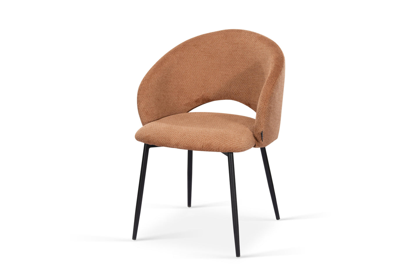 Chaise en tissu anti tache, 58x62xH80,5CM - ELIOR