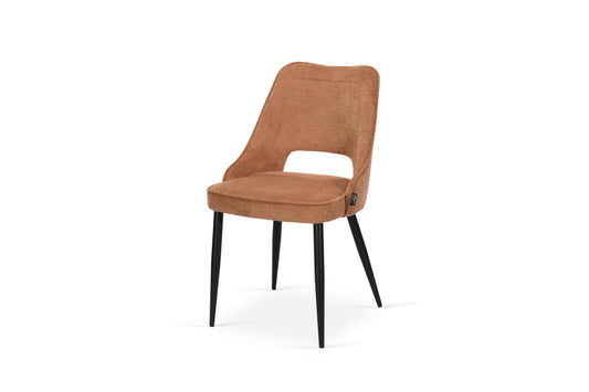 Chaise en tissu anti tache, 50x59xH84CM - MILA