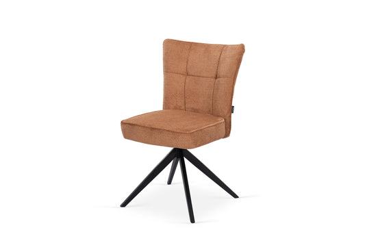 Chaise en tissu anti tache, 53,5x61xH86CM - GINO