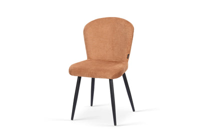 Chaise en tissu anti tache, 49x58xH85,5CM - MIKA