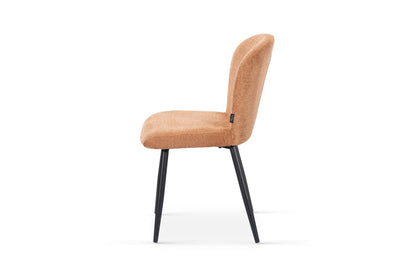Chaise en tissu anti tache, 49x58xH85,5CM - MIKA