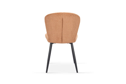 Chaise en tissu anti tache, 49x58xH85,5CM - MIKA