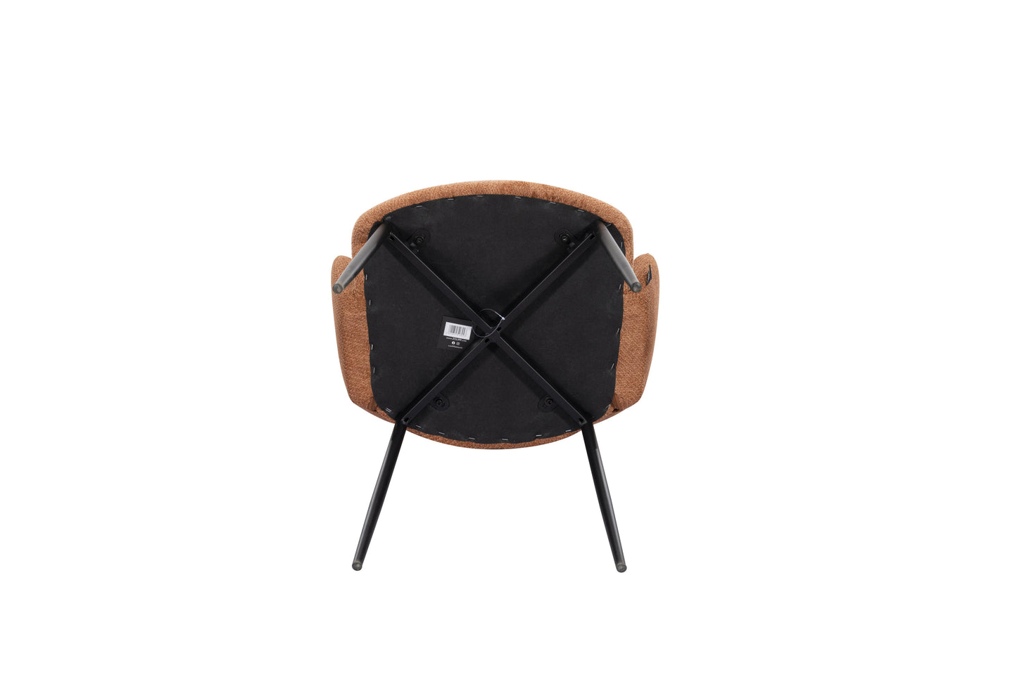 Chaise en tissu anti tache, 58x62xH80,5CM - ELIOR